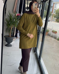 NUSS- MERSERİZE KABARTMALI TUNİK