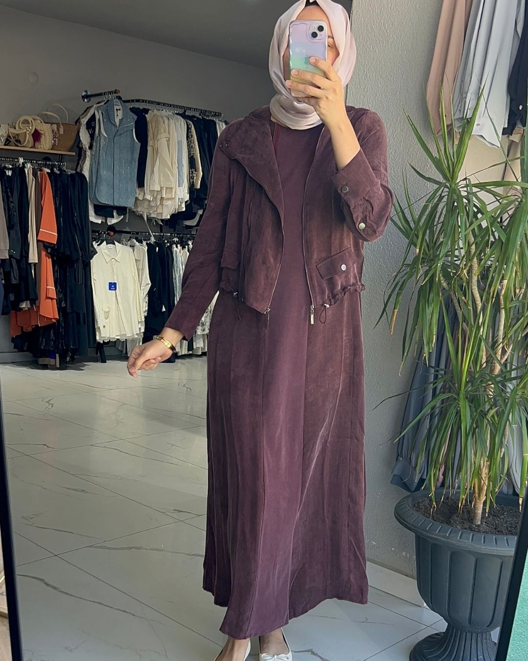 LİSSMORE- CUPRA YELEKLİ ELBİSE