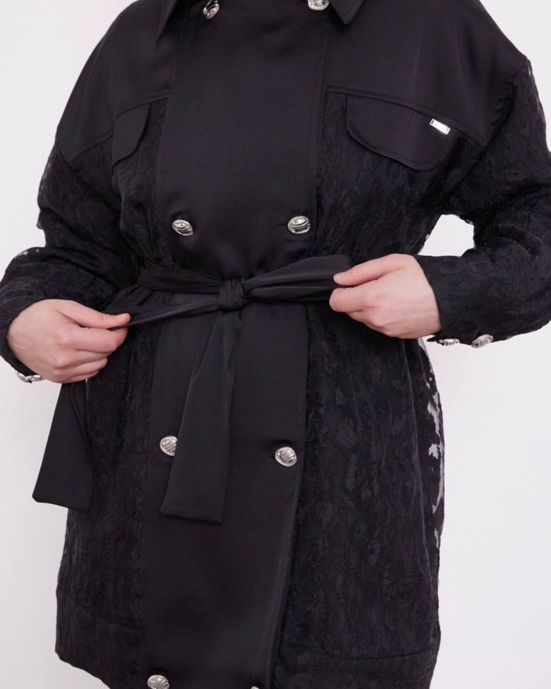 Levidor- Leopar detaylı ceket