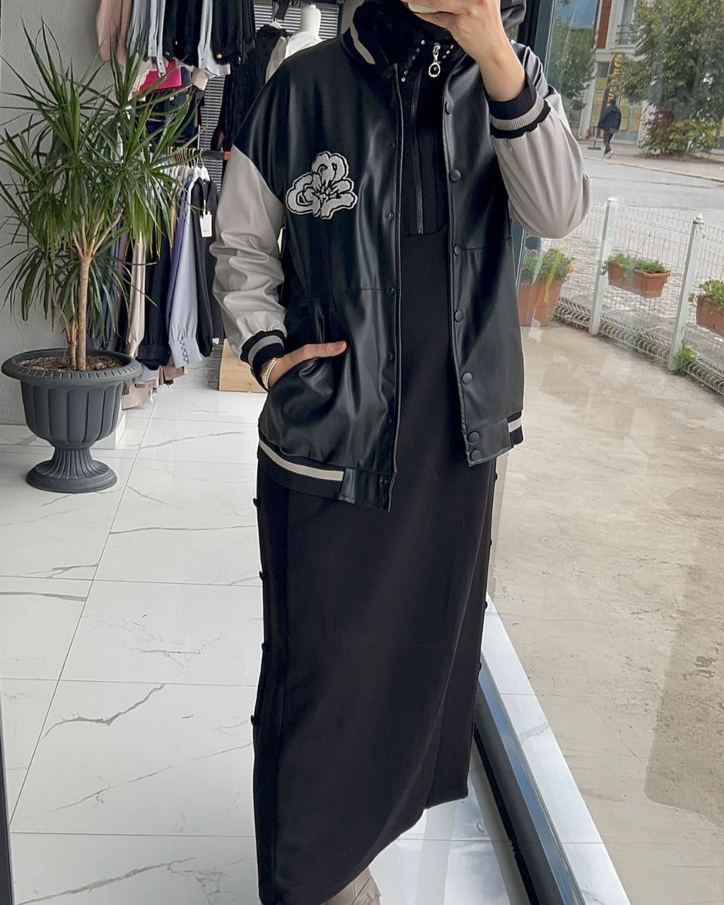 Levidor- Deri kolej ceketi