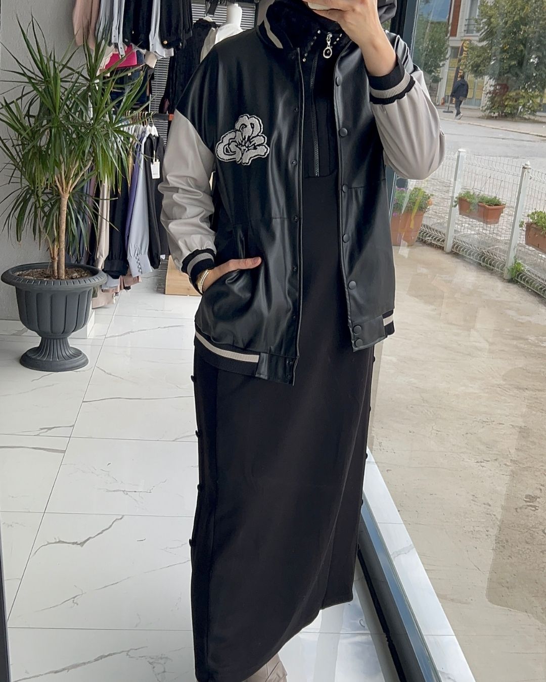 Levidor- Deri kolej ceketi