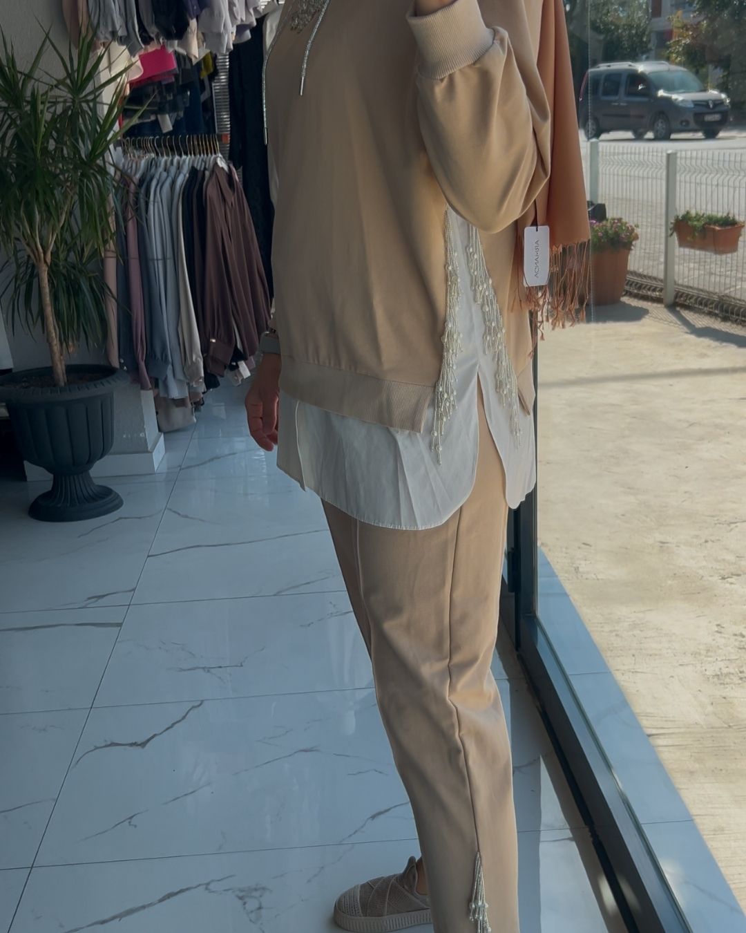 MY312- BONCUKLU EŞOFMAN TAKIMI