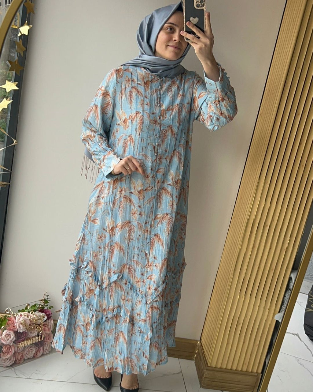 LİSSMORE- DÜĞMELİ ELBİSE