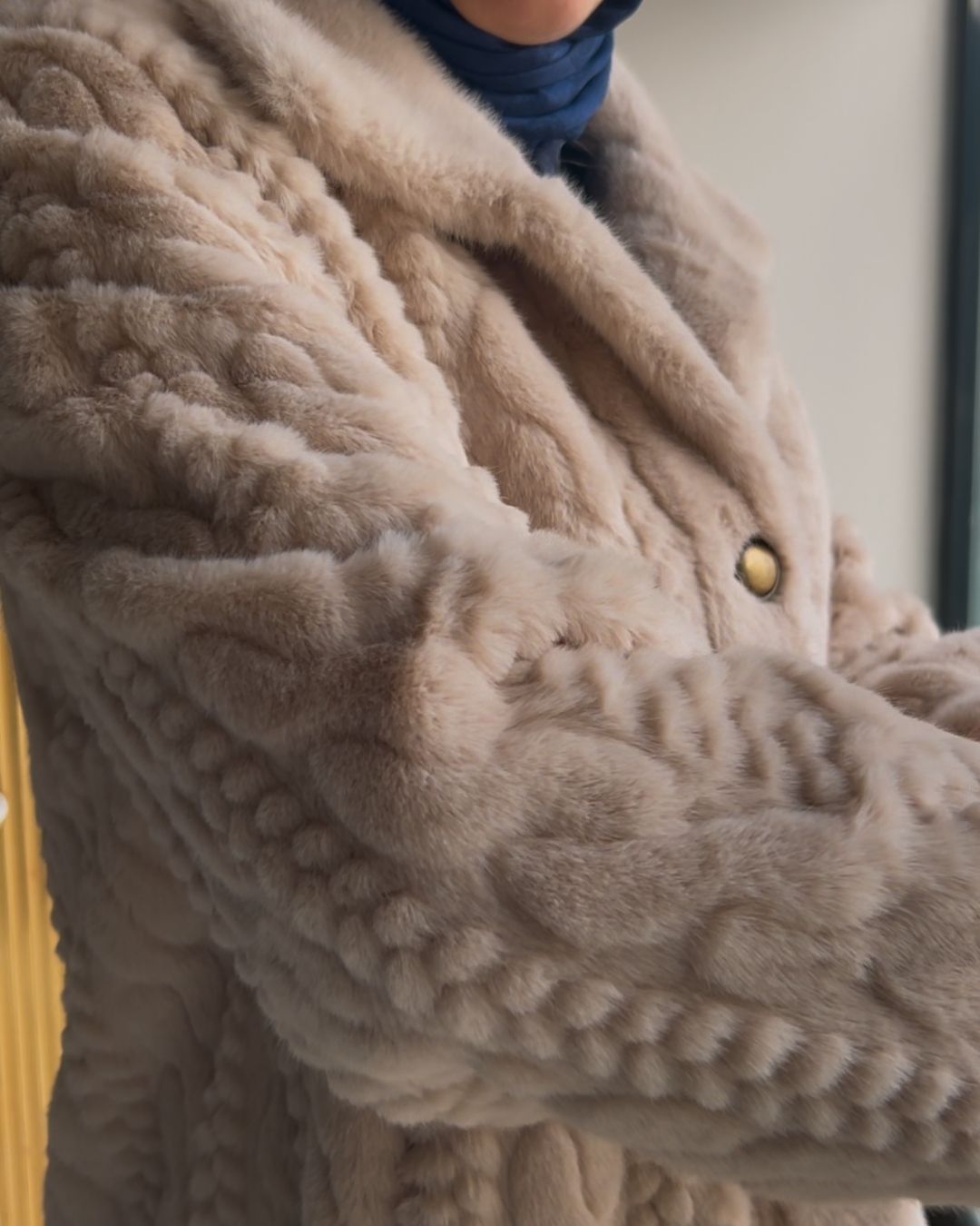 İTHAL- KENDİNDEN DESENLİ KÜRK