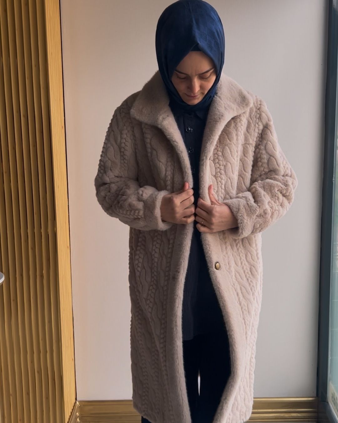 İTHAL- KENDİNDEN DESENLİ KÜRK