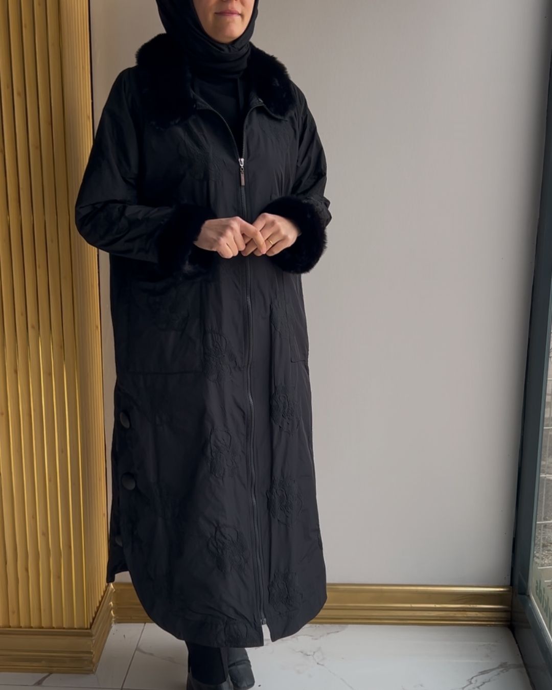 LİSSMORE- ÇİÇEK NAKIŞLI MONT