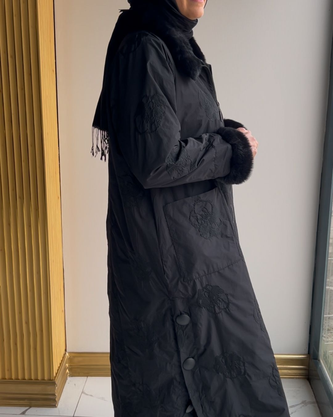 LİSSMORE- ÇİÇEK NAKIŞLI MONT