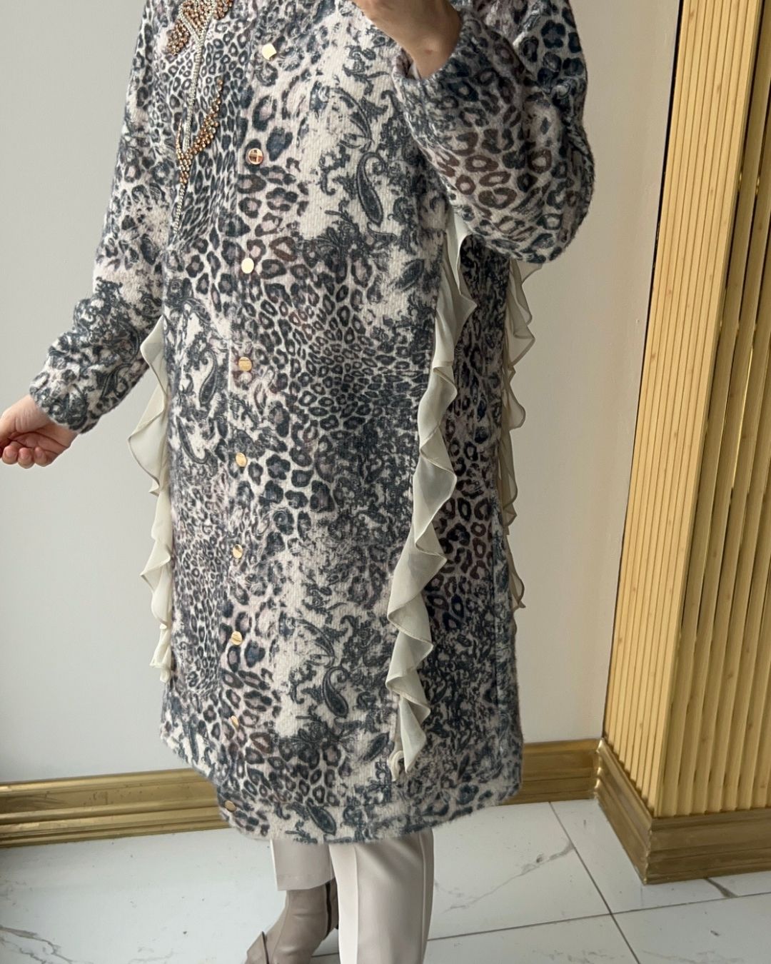 OTTO  DESİGN- LEOPAR TAŞLI KAP