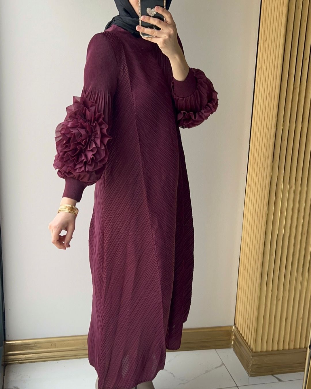 İTHAL- GÜLLÜ ELBİSE