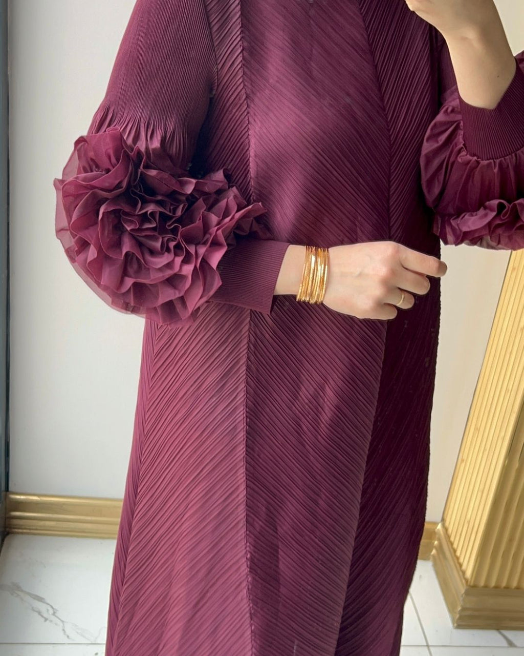 İTHAL- GÜLLÜ ELBİSE